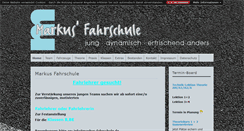 Desktop Screenshot of markus-fahrschule.de